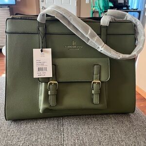 London Fog Olive Green Laptop Bag